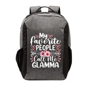 My Favorite People Call Me Glamma Funny MotherS Day Cute Gift Vector Backpack