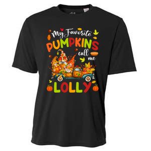 My Favorite Pumpkins Call Me Lolly Truck Thanksgiving Cooling Performance Crew T-Shirt