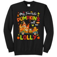 My Favorite Pumpkins Call Me Lolly Truck Thanksgiving Sweatshirt