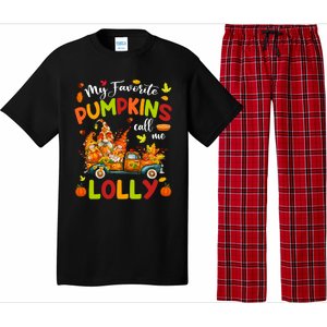 My Favorite Pumpkins Call Me Lolly Truck Thanksgiving Pajama Set