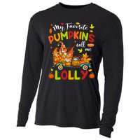 My Favorite Pumpkins Call Me Lolly Truck Thanksgiving Cooling Performance Long Sleeve Crew