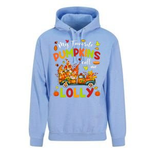 My Favorite Pumpkins Call Me Lolly Truck Thanksgiving Unisex Surf Hoodie