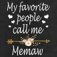 My Favorite People Call Me Memaw Cool Comfort Performance Bucket Hat