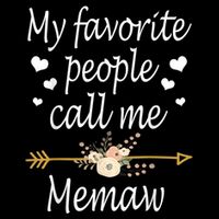My Favorite People Call Me Memaw Visor