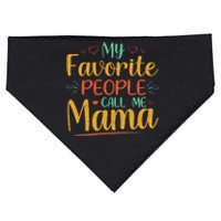 My Favorite People Call Me Mama USA-Made Doggie Bandana