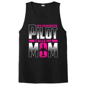 My Favorite Pilot Calls Me Mom PosiCharge Competitor Tank