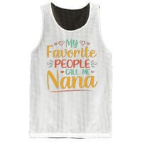 My Favorite People Call Me Nana Mesh Reversible Basketball Jersey Tank