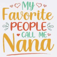 My Favorite People Call Me Nana Golf Towel