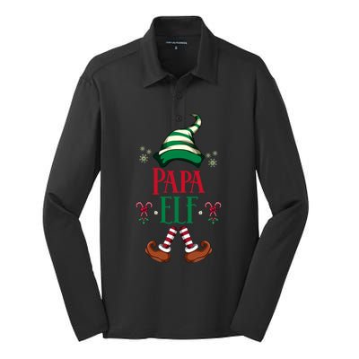 Matching Family Pajama Xmas Gift Papa Gift Silk Touch Performance Long Sleeve Polo