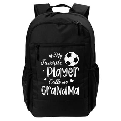 My Favorite Player Calls Me Grandma Soccer Player Backpack