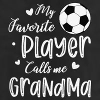 My Favorite Player Calls Me Grandma Soccer Player Microfiber Hand Towel