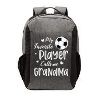 My Favorite Player Calls Me Grandma Soccer Player Vector Backpack