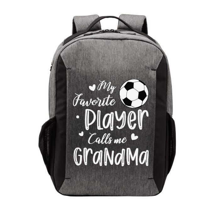 My Favorite Player Calls Me Grandma Soccer Player Vector Backpack