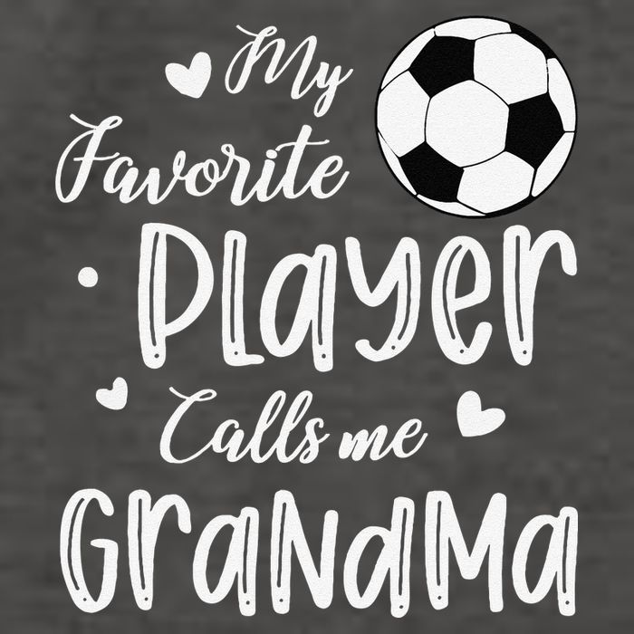 My Favorite Player Calls Me Grandma Soccer Player Vector Backpack