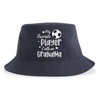 My Favorite Player Calls Me Grandma Soccer Player Sustainable Bucket Hat