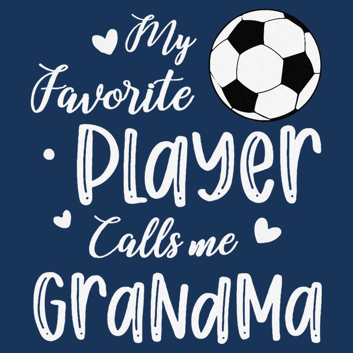 My Favorite Player Calls Me Grandma Soccer Player Bucket Hat