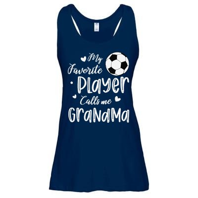 My Favorite Player Calls Me Grandma Soccer Player Ladies Essential Flowy Tank