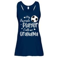 My Favorite Player Calls Me Grandma Soccer Player Ladies Essential Flowy Tank