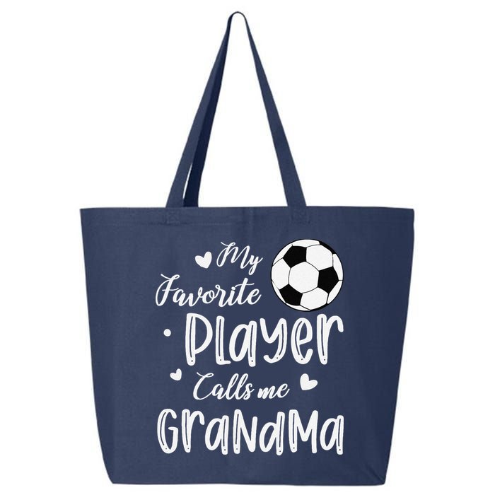 My Favorite Player Calls Me Grandma Soccer Player 25L Jumbo Tote