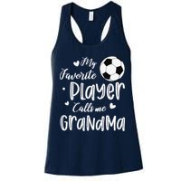 My Favorite Player Calls Me Grandma Soccer Player Womens Tank Top
