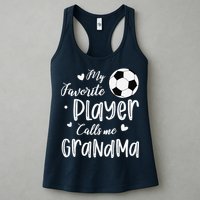 My Favorite Player Calls Me Grandma Soccer Player Womens Tank Top