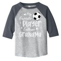 My Favorite Player Calls Me Grandma Soccer Player Toddler Fine Jersey T-Shirt