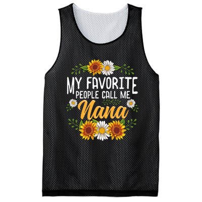 My Favorite People Call Me Nana Mesh Reversible Basketball Jersey Tank