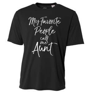 My Favorite People Call Me Aunt Cooling Performance Crew T-Shirt