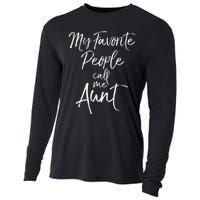 My Favorite People Call Me Aunt Cooling Performance Long Sleeve Crew