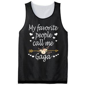 My Favorite People Call Me Gaga Mesh Reversible Basketball Jersey Tank