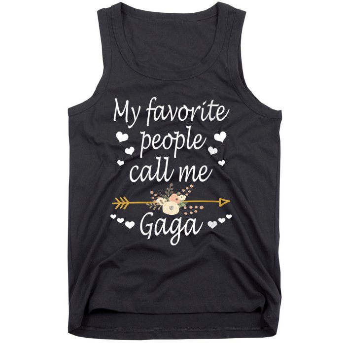 My Favorite People Call Me Gaga Tank Top