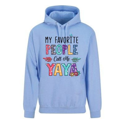 My Favorite People Call Me Yaya Floral Art Unisex Surf Hoodie