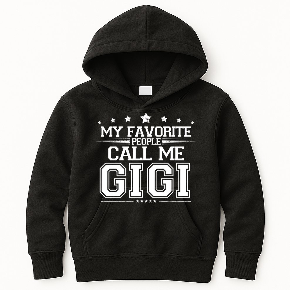 My Favorite People Call Me Gigi Kids Hoodie