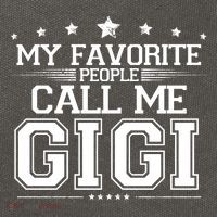 My Favorite People Call Me Gigi Cotton Canvas Backpack