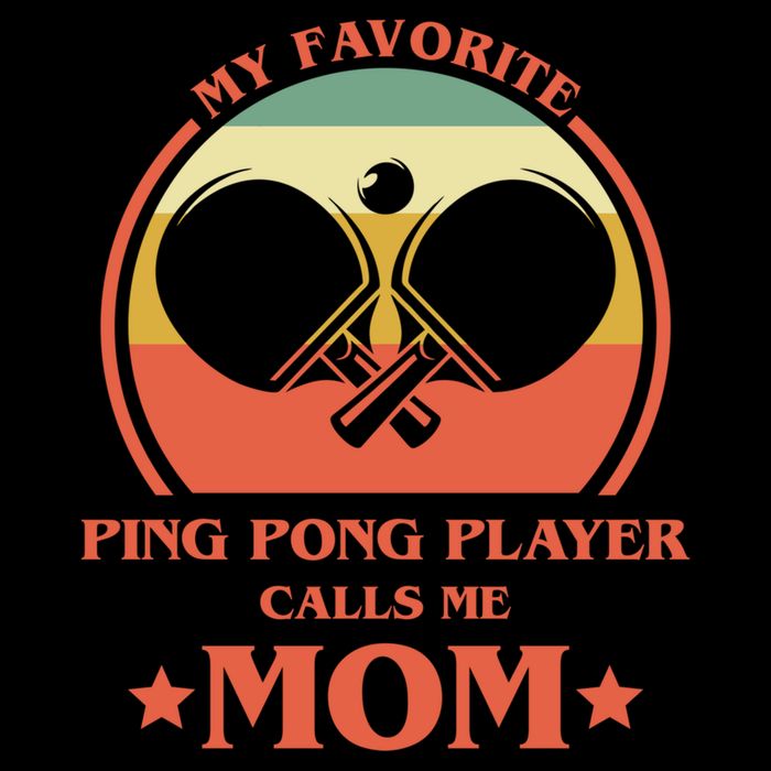 My Favorite Ping Pong Player Calls Me Mom Table Tennis Mama Meaningful Gift Cooling Performance Crew T-Shirt