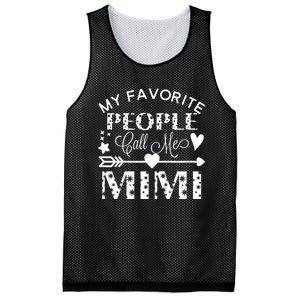 My Favorite People Call Me Mimi Mesh Reversible Basketball Jersey Tank