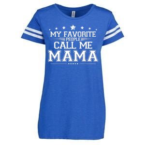 My Favorie People Call Me Mama Enza Ladies Jersey Football T-Shirt