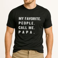 My Favorite People Call Me Papa Funny Cooling Performance Crew T-Shirt
