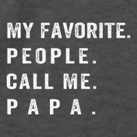 My Favorite People Call Me Papa Funny Vector Backpack