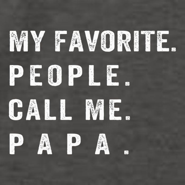 My Favorite People Call Me Papa Funny Vector Backpack