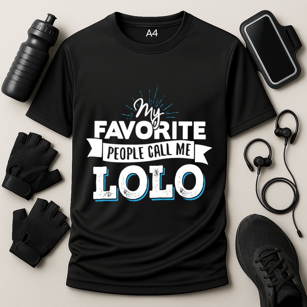 My Favorite People Call Me Lolo Performance Shirt