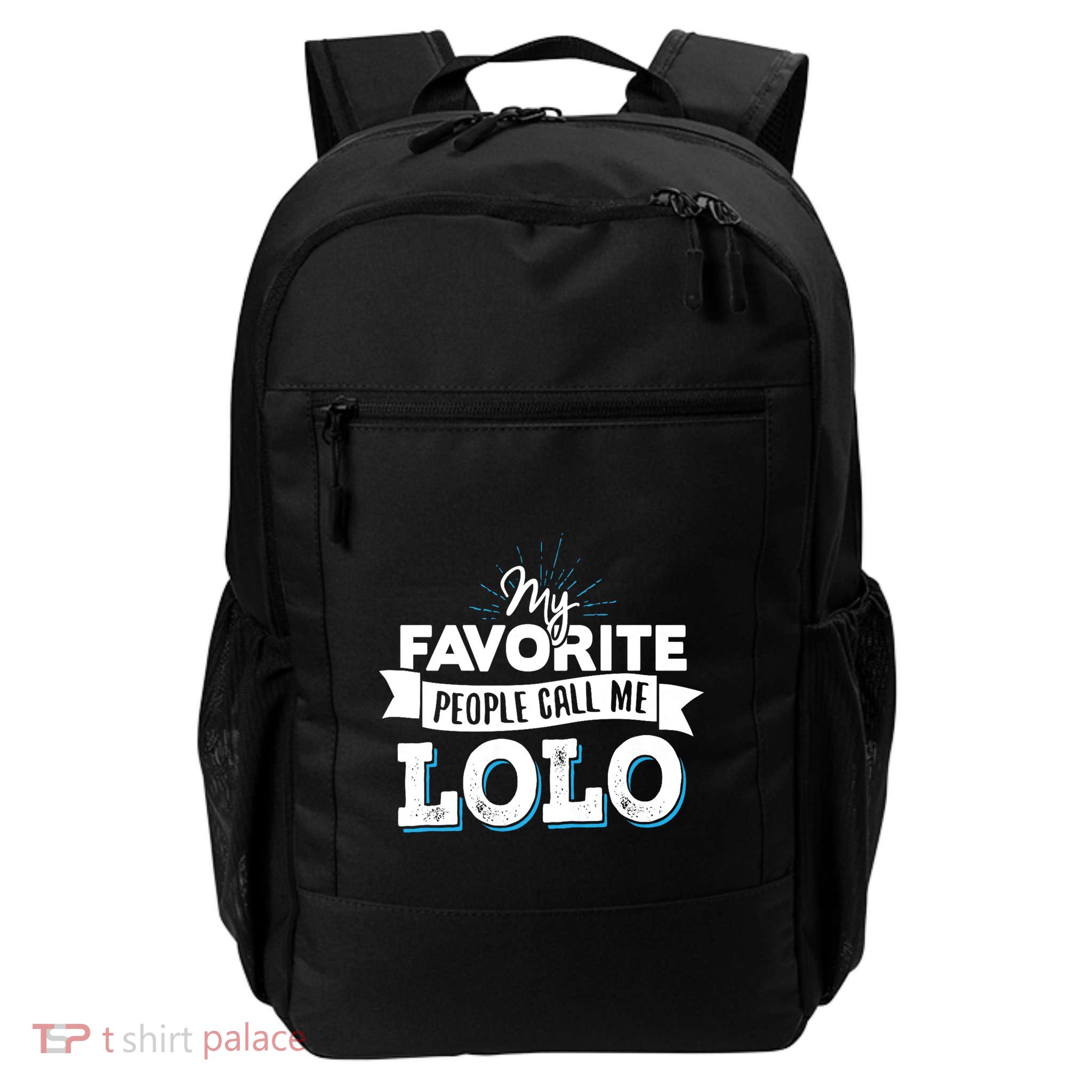 My Favorite People Call Me Lolo Backpack