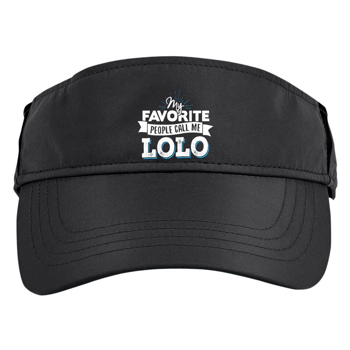 My Favorite People Call Me Lolo Adult Drive Performance Visor