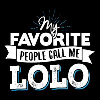 My Favorite People Call Me Lolo Flatbill Hat