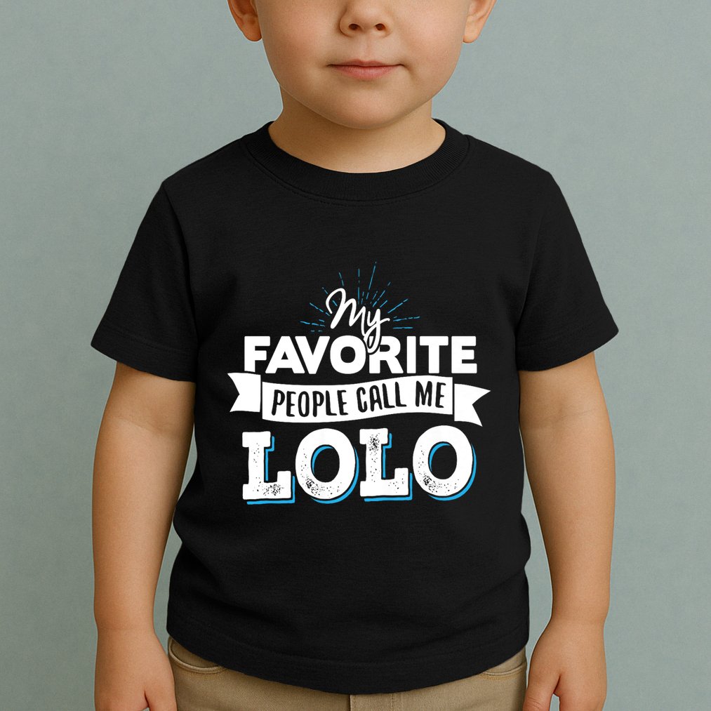 My Favorite People Call Me Lolo Toddler T-Shirt