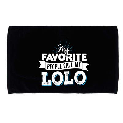 My Favorite People Call Me Lolo Microfiber Hand Towel