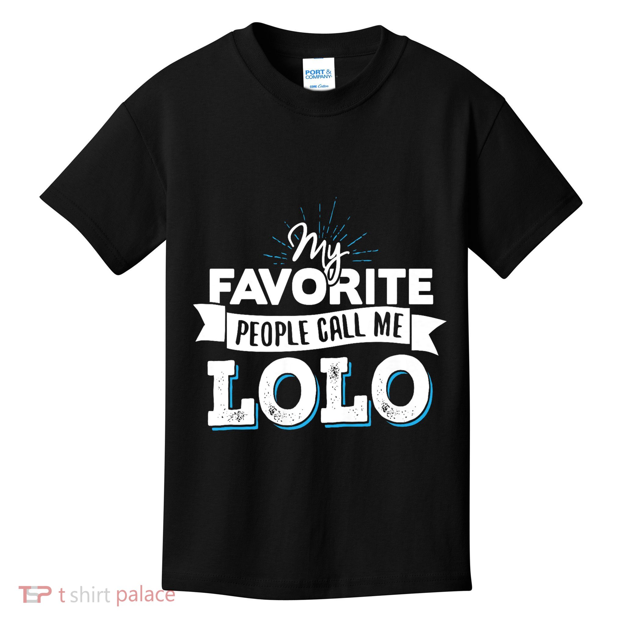 My Favorite People Call Me Lolo Kids T-Shirt