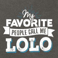 My Favorite People Call Me Lolo Cotton Canvas Backpack