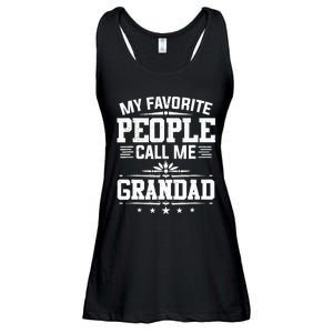 My Favorite People Call Me Grandad Funny Father's Day Ladies Essential Flowy Tank