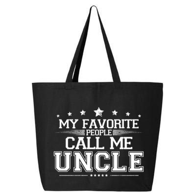 My Favorite People Call Me Uncle 25L Jumbo Tote